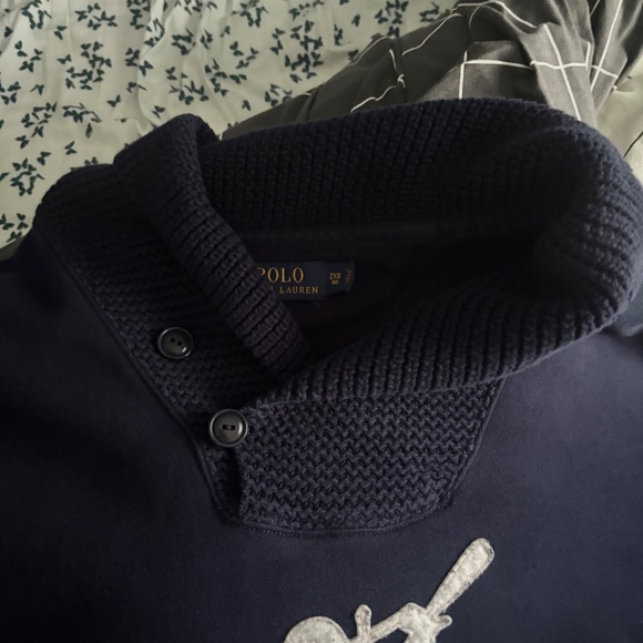Polo Ralph Lauren Shawl Collar Neck Sweater - Picture 3 of 4